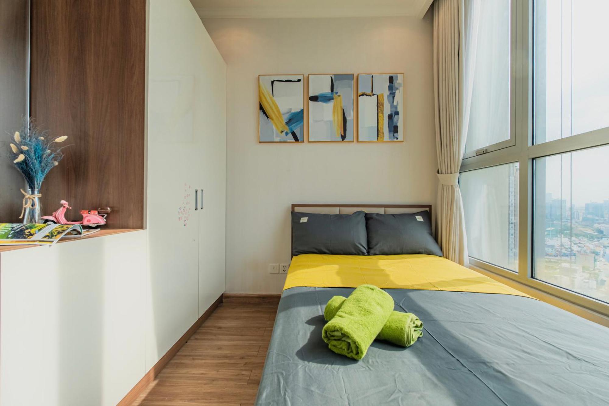 Central Apartments - Vinhomes Central Park, Landmark 81 Area & Ice Skating Rink โฮจิมินห์ซิตี้ ภายนอก รูปภาพ
