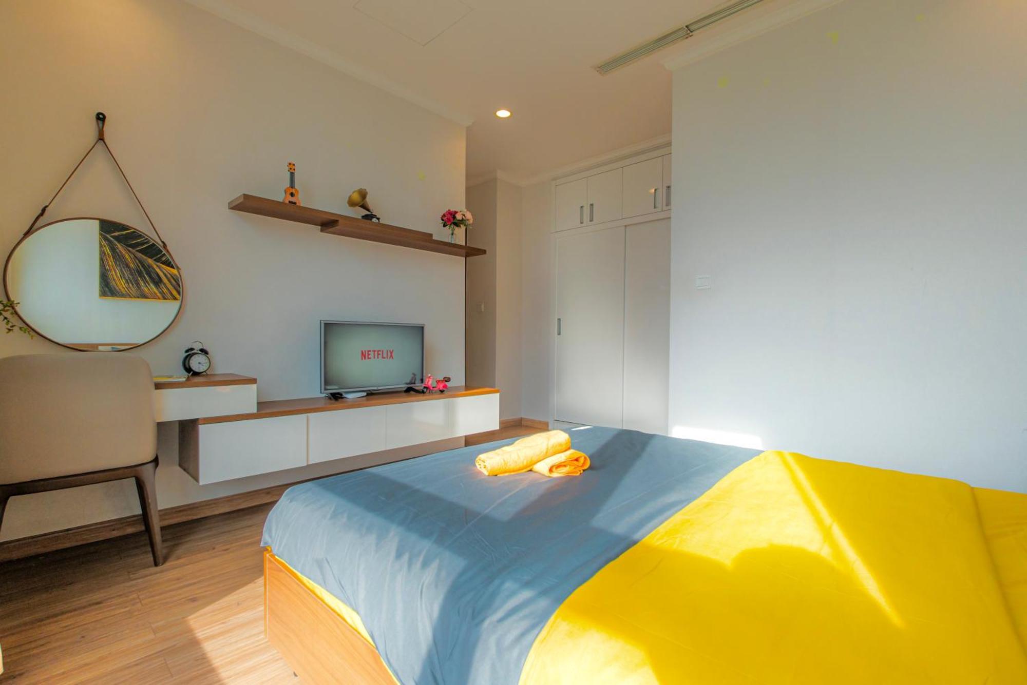 Central Apartments - Vinhomes Central Park, Landmark 81 Area & Ice Skating Rink โฮจิมินห์ซิตี้ ภายนอก รูปภาพ