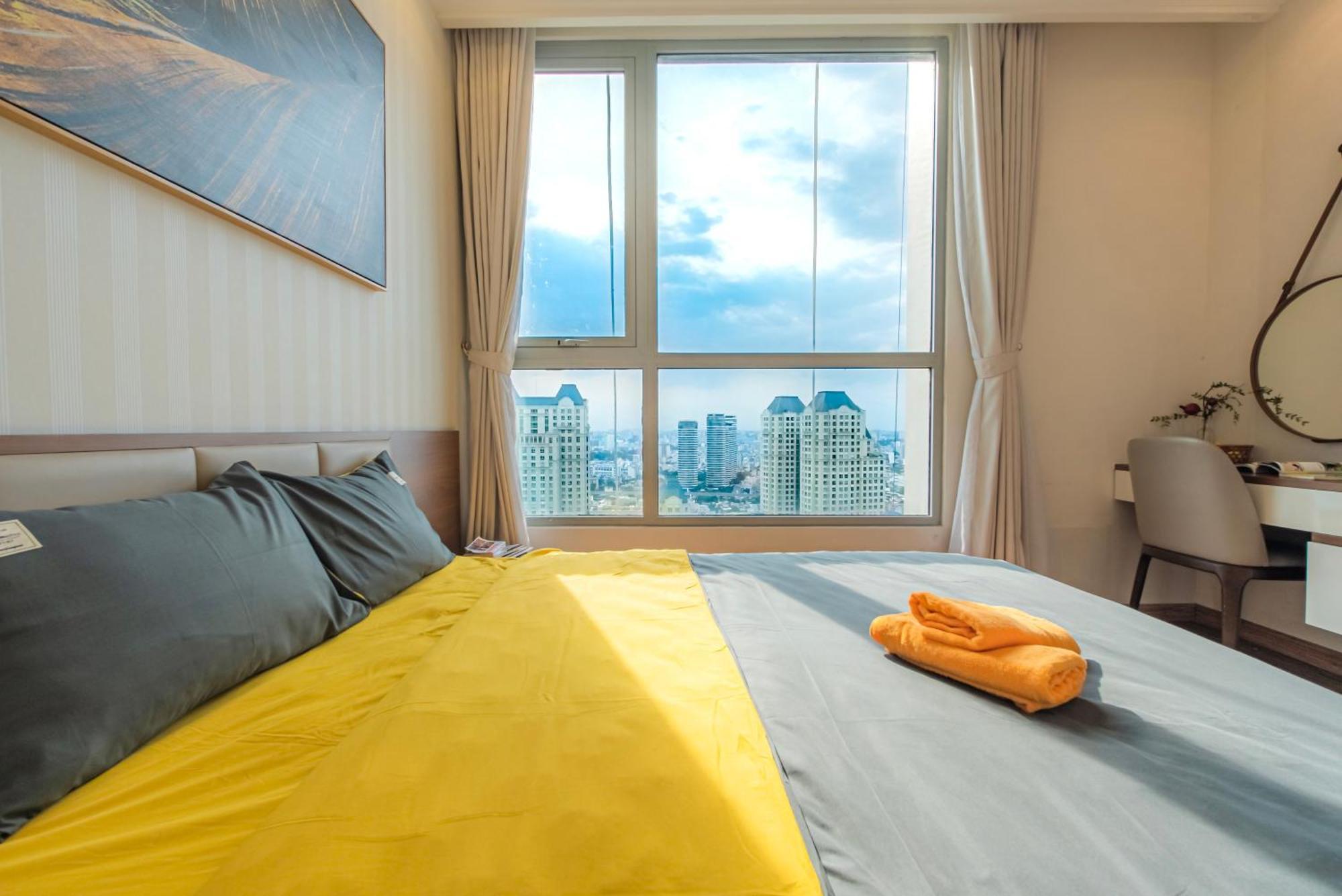 Central Apartments - Vinhomes Central Park, Landmark 81 Area & Ice Skating Rink โฮจิมินห์ซิตี้ ภายนอก รูปภาพ
