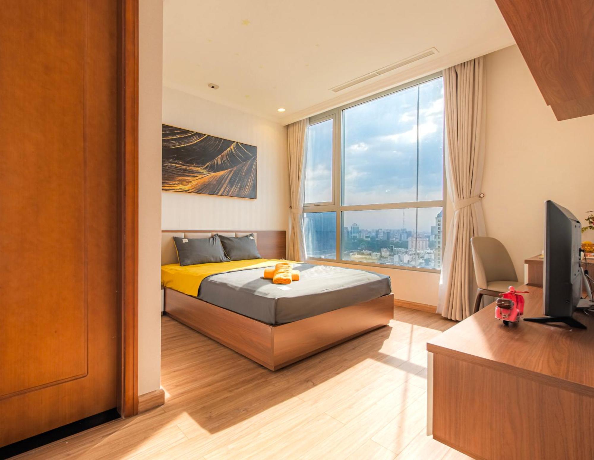 Central Apartments - Vinhomes Central Park, Landmark 81 Area & Ice Skating Rink โฮจิมินห์ซิตี้ ภายนอก รูปภาพ