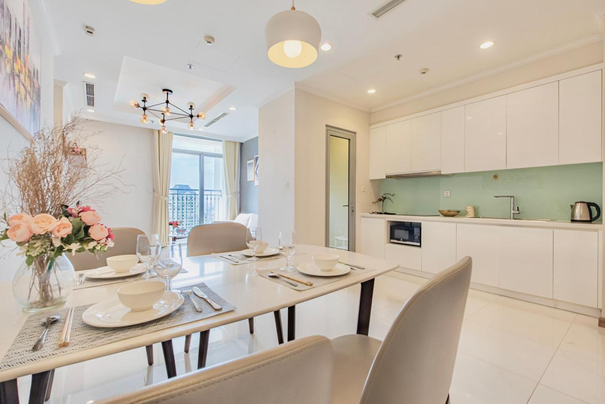 Central Apartments - Vinhomes Central Park, Landmark 81 Area & Ice Skating Rink โฮจิมินห์ซิตี้ ภายนอก รูปภาพ