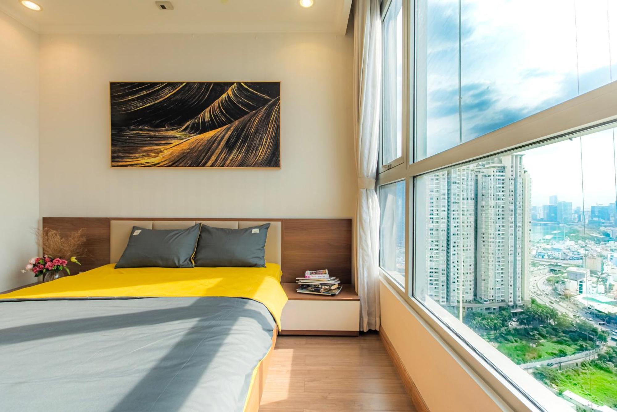 Central Apartments - Vinhomes Central Park, Landmark 81 Area & Ice Skating Rink โฮจิมินห์ซิตี้ ภายนอก รูปภาพ