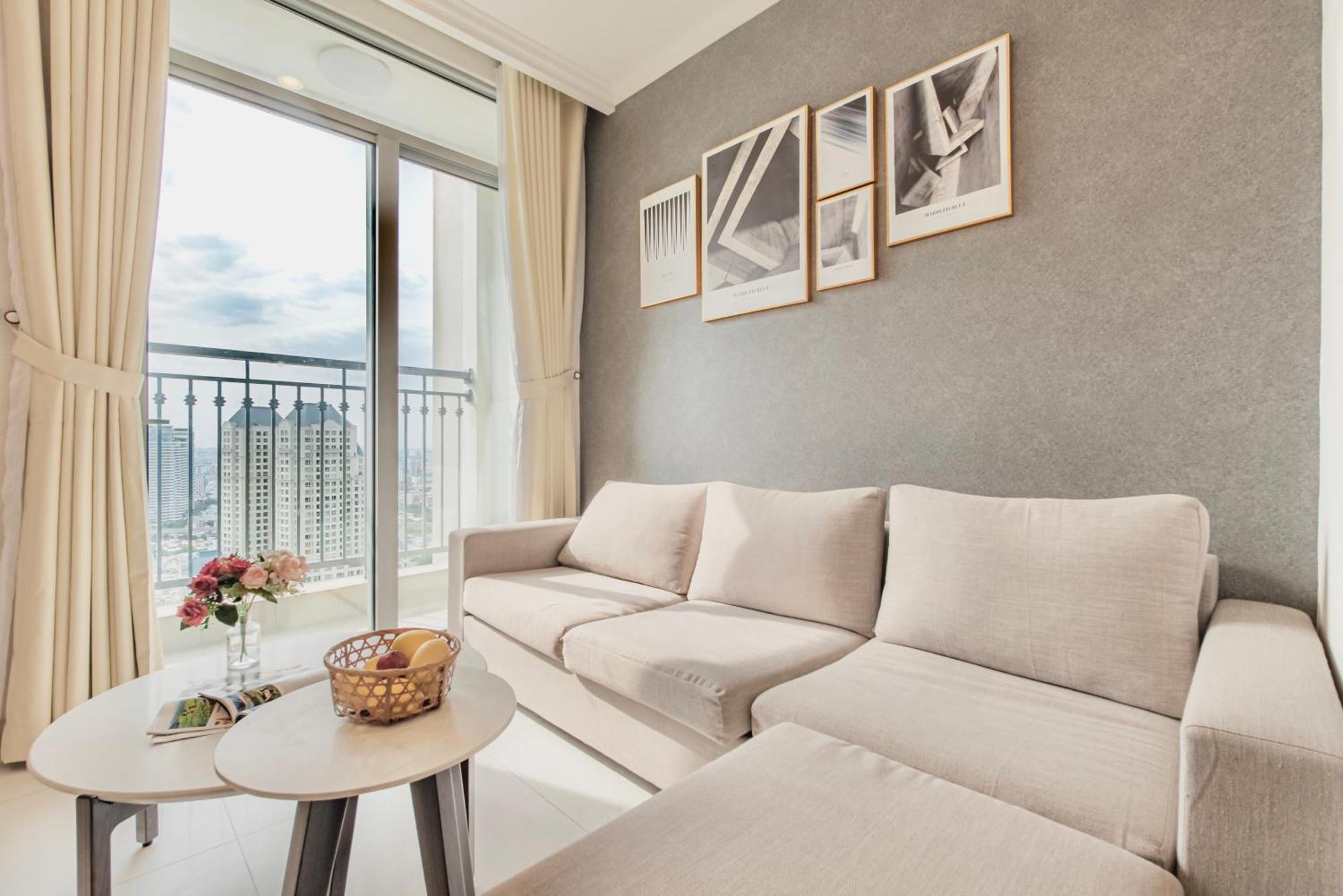 Central Apartments - Vinhomes Central Park, Landmark 81 Area & Ice Skating Rink โฮจิมินห์ซิตี้ ภายนอก รูปภาพ