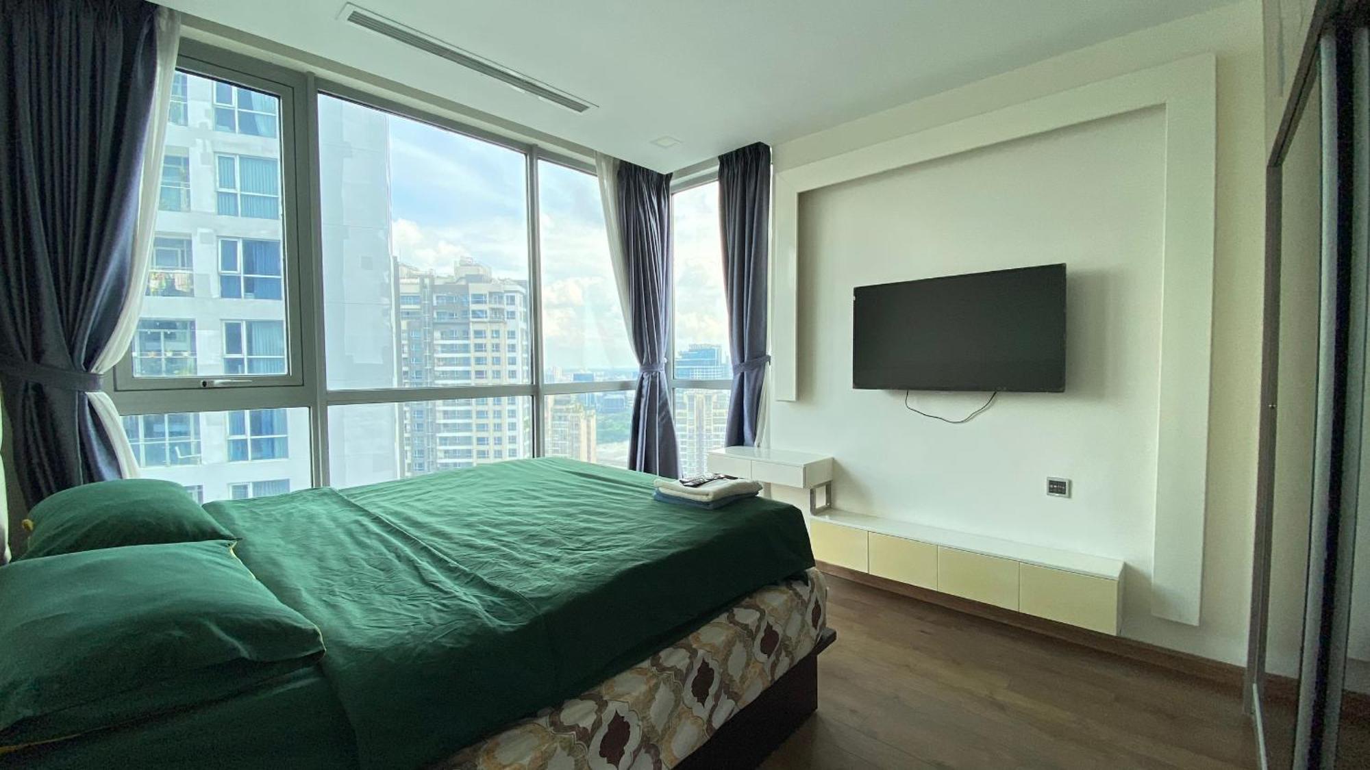 Central Apartments - Vinhomes Central Park, Landmark 81 Area & Ice Skating Rink โฮจิมินห์ซิตี้ ภายนอก รูปภาพ